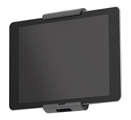 Durable 893323 Tablet Wandhalterung (für Tablets 7-13 Zoll, 360° drehbar mit Diebstahlsicherung) silber/anthrazit