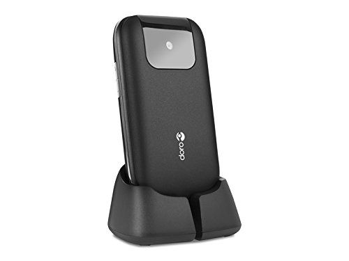 Doro PhoneEasy 613 Mobiltelefon im eleganten Klappdesign (2 Megapixel Kamera, große Tasten und Display, Notruftaste) schwarz