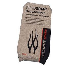 GOLDSPAN smoke 15 kg Räucherspäne Körnung 0,4-1 mm Räuchermehl Buche