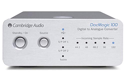 Cambridge Audio DacMagic 100 – Digital-Analog-Wandler mit USB-Audio, unterstützt bis zu 24 bit/192 kHz