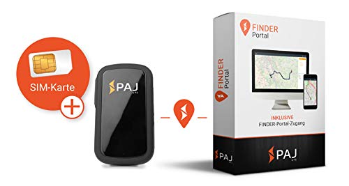 PAJ GPS Allround Finder GPS Tracker 20 Tage Akku Finder Live-Ortung Peilsender für Objekte, KFZ, Personen, Tiere mit App