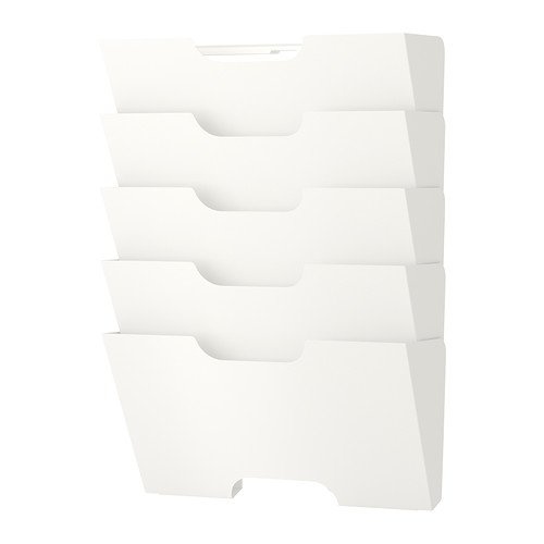 IKEA KVISSLE Zeitungshalter für die Wand; in weiß