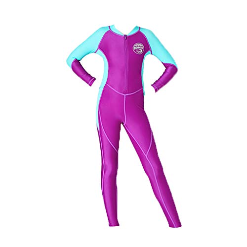 Mädchen Kinder Neoprenanzug Pure Long Dasongff Neopren Schwimmanzug UV Schutz Langarm Wärmehaltung Tauchanzug Badeanzüge Wetsuit für Wassersport