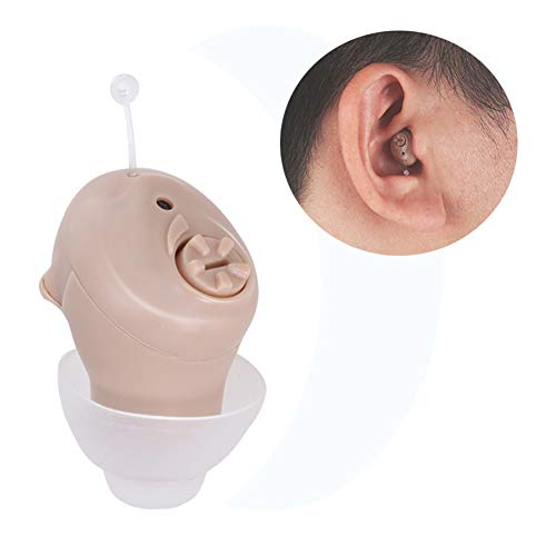JQBTW Gehörschallverstärker-Ohr-Lautstärkeregler Unsichtbarer Rauschunterdrückungs-Hörverstärker für Erwachsene