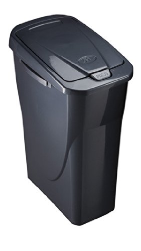 Mondex Müllsortierer 25 Liter mit schwarzem Deckel