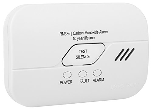 Smartwares RM386 Melder/Kohlenmonoxid-Warnmelder, batteriebetrieben, Weiß