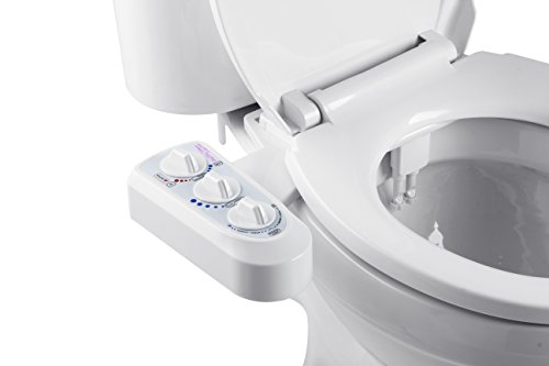 BisBro Deluxe Comfort Bidet - Dusch-WC mit Warmwasser für Intimreinigung - Taharat