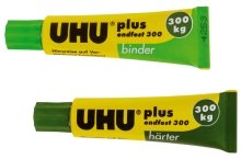 Uhu Plus Endfest 300 33g 2-K-Epoxidharzkleber Tube Binder/Tube Härter