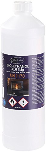 Carlo Milano Bioäthanol: Bio-Ethanol / Bio-Alkohol f. Deko-Kamine, 1 Liter, TÜV-Süd-zertifizert (Ethylalkohol)