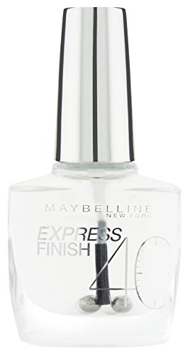 Maybelline New York Make-Up Nailpolish Express Finish Nagellack Durchsichtig / Ultra schnelltrocknender Farblack in Transparent, 1 x 10 ml