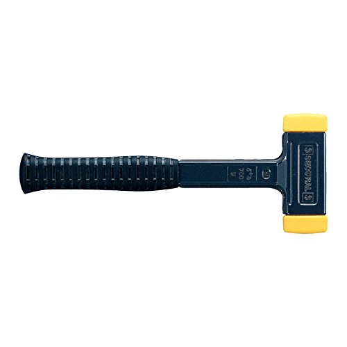 SECURAL-Schonhammer, Kopf und Stiel bruchsicher aus einem Stück Stahl, Schlageinsätze rechteckig | Länge=30 mm / Breite=40 mm | 3380.040