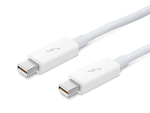 Apple MD862ZM/A Thunderbolt Kabel für MacBook (10Gbps, 0,5m)