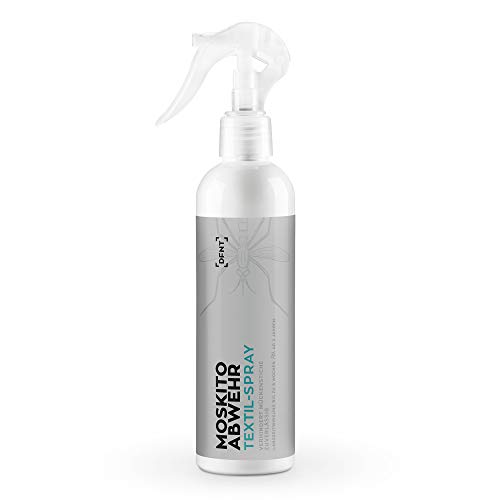DFNT Mückenschutz Spray für Textil | 250ml Geruchsneutrales Mückenspray | Biologisch abbaubares Anti Mücken Spray | Moskitonetz Reise Ergänzung