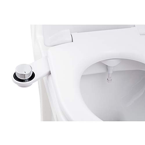 BisBro Deluxe Chrome Bidet | Dusch-WC zur optimalen Intimpflege | Einfach unter dem Klodeckel installieren | funktioniert ohne Strom | ideale Hygiene durch Wasser | Sparen Sie Toilettenpapier