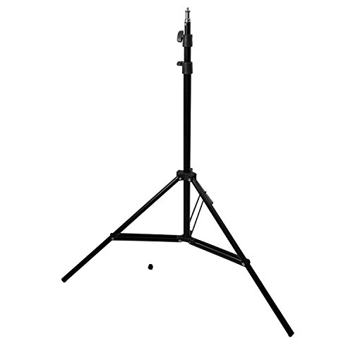 Wecellent Lampenstativ 75 bis 200cm GSA-200 Blitz Lampe Light Stand mit 1/4 ’’ Gewinde