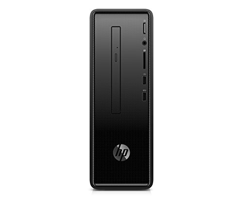 HP Slimline (290-a0005ng) Desktop PC (AMD A9-9425, 8GB DDR4 RAM, 256GB SSD, AMD Radeon R5, Windows 10) schwarz
