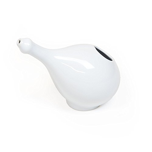 Neti Pot XL - Nasenspülkännchen aus Keramik, weiß, Nethi Pot für Nasenspülung, Nasendusche