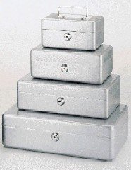 Maul Geldkassette 1, Silber, Münzgeldeinsatz Herausnehmbar, 153 x 81 x 125 mm, 5610195, 1 Stück