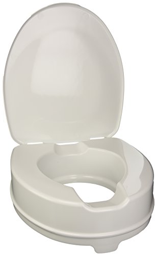 WC Sitzerhöhung mit System-Kit + Deckel, Toilettensitzerhöhung 10 cm
