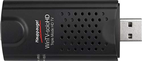 Hauppauge WinTV-soloHD (SE) 01683 - USB TV-Tuner ohne FB - digitales Fernsehen DVB-T2 HD, DVB-C HD für Laptop oder PC