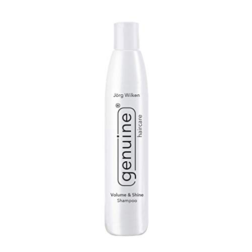 genuine haircare Volume & Shine Shampoo für trockenes, strapaziertes, dünnes, brüchiges Haar, Volumen und Feuchtigkeit, 250ml