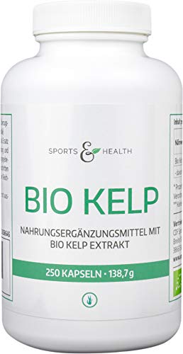 Kelp Bio - 315 µg natürliches Jod - iodine aus Braunalge - Sea Kelp - 250 Jod Tabletten - vegan - Made in Germany