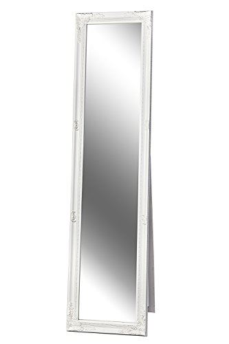 Standspiegel Spiegel Barock weiß GLORIA 160 x 40 cm