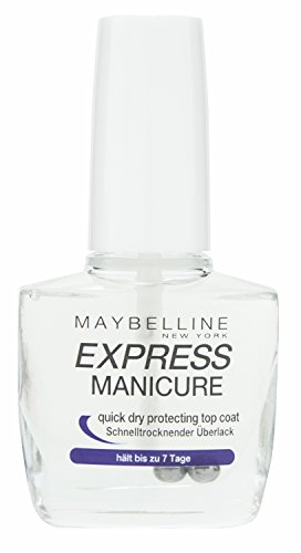 Maybelline New York Make-Up Nailpolish Express Manicure Überlack Quick Dry / Ultra schnelltrocknender Top Coat, 1 x 10 ml