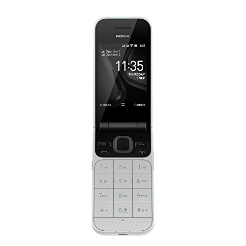 Nokia 2720 Flip Klapphandy (7,1cm (2,8 Zoll), 4GB Interner Speicher, 512MB RAM, Dual-SIM, KaiOS) grau