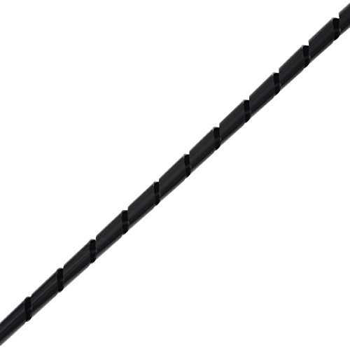 Helos Spiral-Kabelschlauch  ø  4 - 50 mm, 10 m schwarz  Kabelmanagement , zuschneidbar, zum Bündeln von Kabeln , flexibel einsetzbar