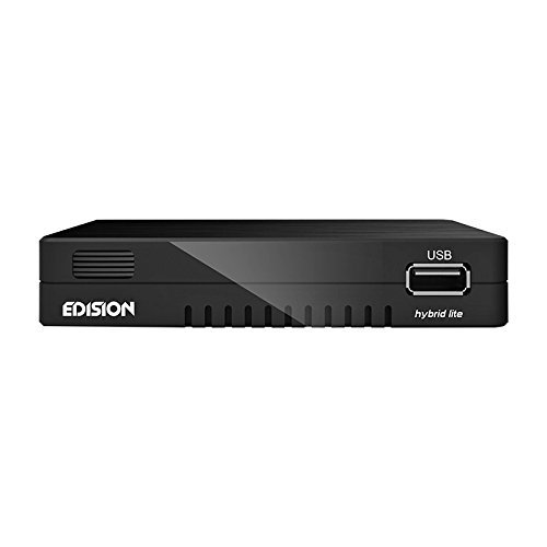 Edision progressiv hybrid lite DVB-C Kabelreceiver für digitales Kabel-Fernsehen (Full-HD, HDMI, USB 2.0, Mediaplayer, WLAN optional)