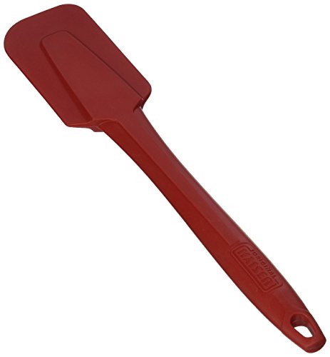 KAISER Topf- und Teigschaber groß 28 cm KAISERflex Red 100% lebensmittelechtes Silikon mit Metallkern spülmaschinengeeignet hohe Formstabilität und Flexibilität