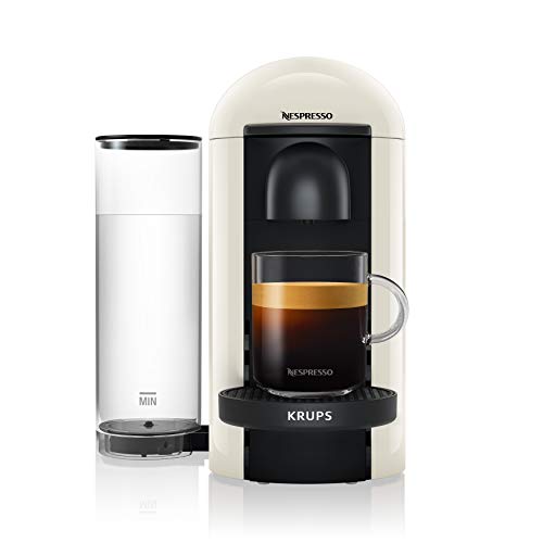Krups Nespresso XN9031 Vertuo Plus Kaffeekapselmaschine, Automatische Kapselerkennung, 1,1 l Wassertank, 5 Tassengrößen, Weiß