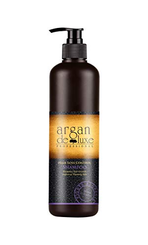 Arganöl Haarwachstums Shampoo in Friseur-Qualität  Effektiv gegen Haarausfall  Stärkend, Regenerierend, Wachstumsfördernd  Argan DeLuxe, 300ml