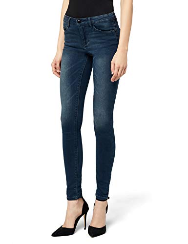 ONLY Damen onlCARMEN REG SK DNM CRY1602 NOOS Skinny Jeans, Blau (Dark Blue Denim), W28/L30