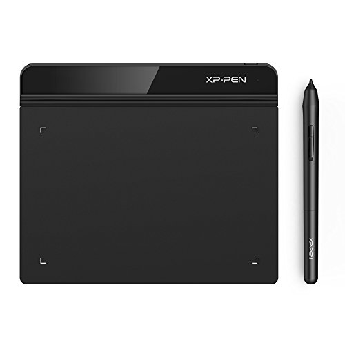 XP-Pen G640 6 x 4 Zoll Drawing Tablet OSU! Grafiktablett OSU! Spielen Batteriefreier Stift 20 Ersatz Nibs (G640, Schwarz)