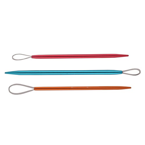 KnitPro Stricknadeln, Kunststoff, Mehrfarbig, 3 Stück