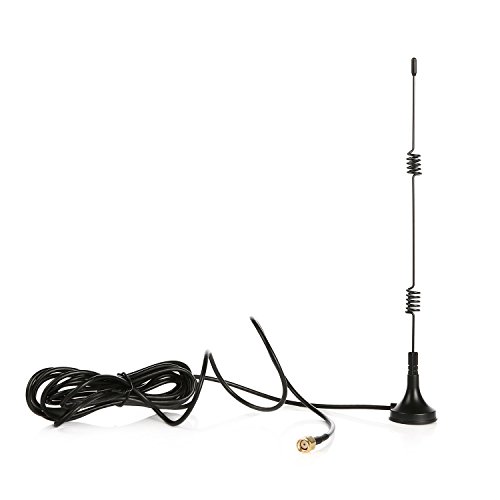 Tonton 10FT/3M 7dBi WiFi Externe Antenne mit 3m Verlängerungskabel für Überwachungskameras und NVR Verlängerungskabel Antennen mit Magnet Standfuß Signal Booster für Funkkamera/IP Kamera/NVR Recorder