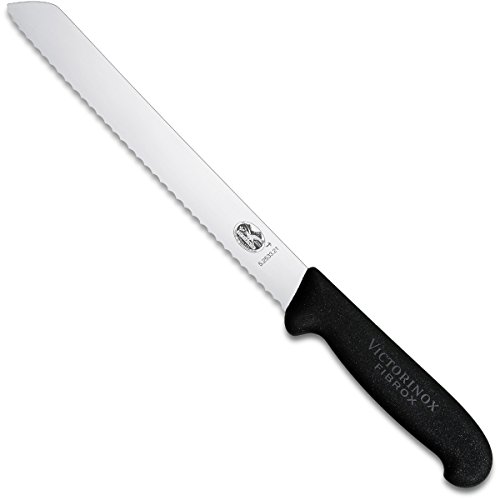 Victorinox Küchenmesser Brotmesser Well. Fibrox 21 cm, 5.2533.21