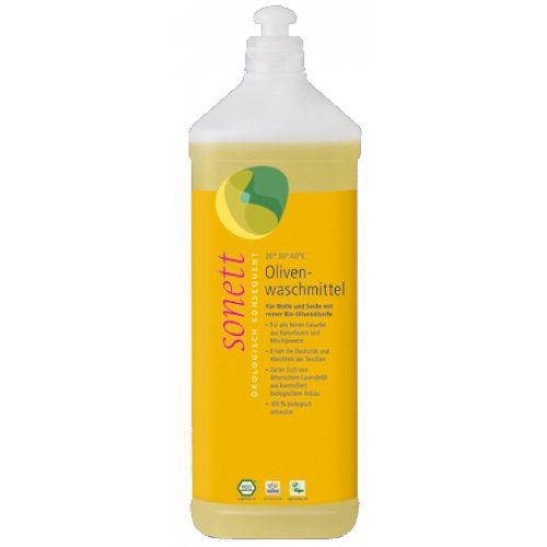 Sonett - Olivenwaschmittel für Wolle und Seide flüssig - 1l