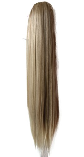 PRETTYSHOP 50cm Haarteil Zopf Pferdeschwanz glatt Haarverlängerung hitzebeständig wie Echthaar H55