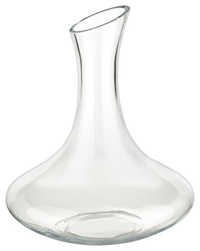 Alpina Premium Dekanter aus Glas – Wein Karaffe 1,78 L im schwungvollen Design | 20 x 24cm mit angeschrägtem Ausgießer | für eine optimale Belüftung des Rotweins