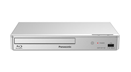 Panasonic DMP-BDT168EG Kompakter 3D Blu-ray Player (Full HD Upscaling, Internet Apps, LAN-Anschluss, USB, MKV-Playback) silber