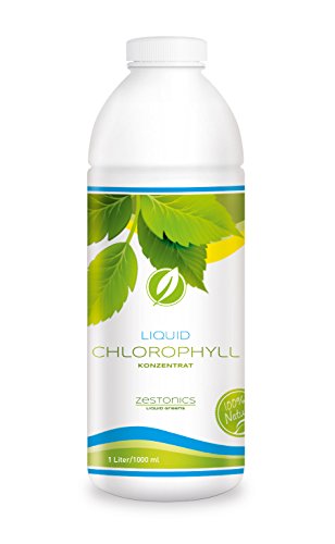 Liquid Chlorophyll aus Alfalfa mit Minzgeschmack- hochdosierter Monatsvorrat -1000ml - Basisch - Flüssiges Chlorophyll - Konzentrat - Made in Germany