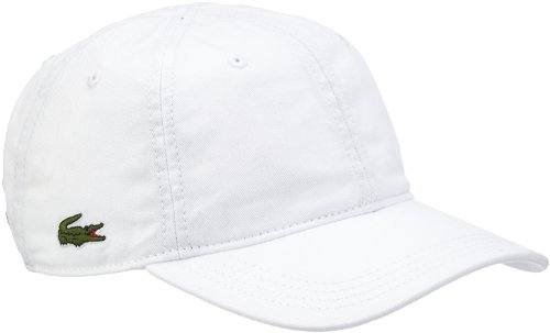 Lacoste Herren Baseball Cap RK9811-00, Einfarbig, Gr. One size, Weiß (WHITE 001)