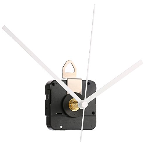 Hicarer 28 mm Lange Welle Quarzuhr Uhrwerk Teile Reparatur-Kit (Weiß)