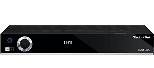 TechniSat DIGIT UHD+ Digital-Kombi-Receiver mit dreifachem Twin-Tuner für Empfang in HD und UHD - 4K, PVR-Aufnahmefunktion, inkl. HD+ Smartcard, schwarz