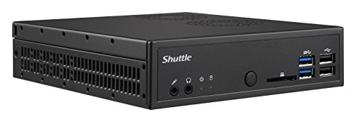 Shuttle Barebone XPC slim DH110SE Sockel 1151 Core i7/i5/i3 2X DDR3L 1600 1XSATA/SSD Chip H110 4in1-CR HDMI DP USB2/3 schwarz