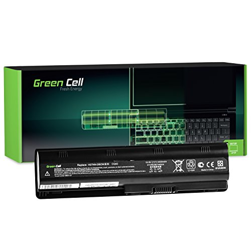 Green Cell Standard Serie MU06 Laptop Akku für HP 250 255 2000 635 650 655 Pavilion G4 G6 G62 G7 Compaq Presario CQ56 CQ62 (6 Zellen 4400mAh 10.8V Schwarz)