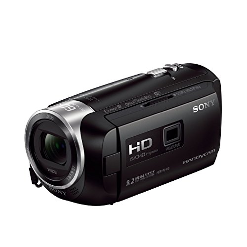 Sony HDR-PJ410 Full HD Camcorder (30-fach opt. Zoom, 60x Klarbild-Zoom, Weitwinkel mit 26,8 mm, Optical Steady Shot) schwarz